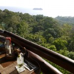 View from the restaurant El Avion in Manuel Antonio