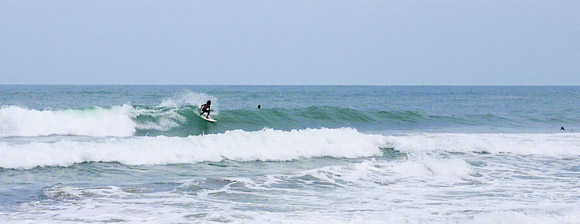 A surfer in Puerto Viejo (Costa Rica). This guy was really good.